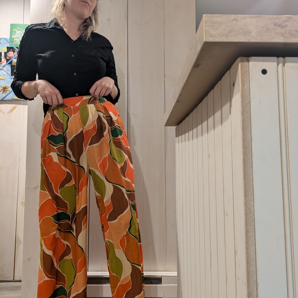 Colorful Abstract Women's Pants